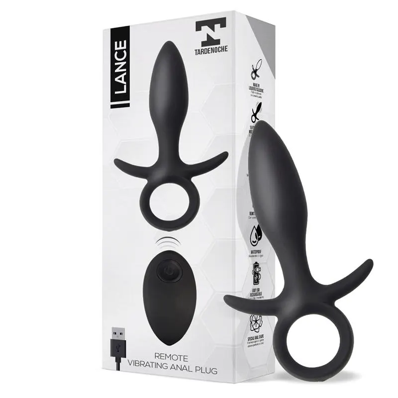 Lance Plug Anal Control Remoto Silicona Liquida USB · TARDENOCHE · Anal