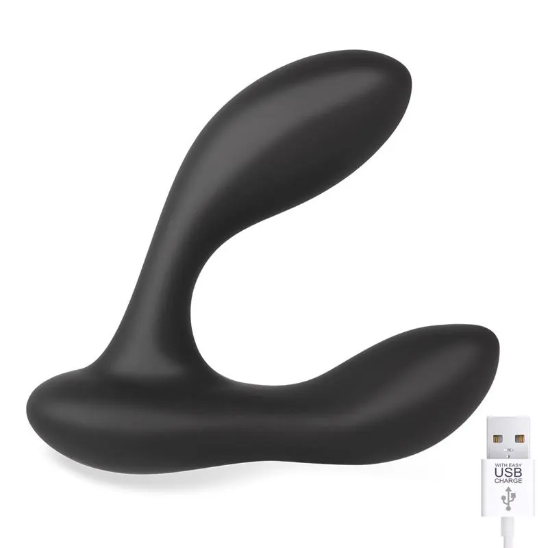 Brett Masajeador Prostático Control Remoto USB Silicona Líquida · TARDENOCHE · Anal — Foto 4
