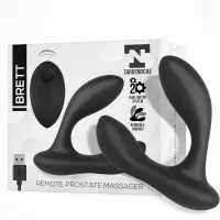 Brett Masajeador Prostático Control Remoto USB Silicona Líquida · TARDENOCHE · Anal