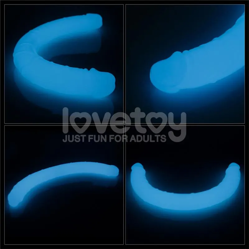 Dildo Doble Lumino Luz Azul 18.5 · LOVETOY · Dildos — Foto 7