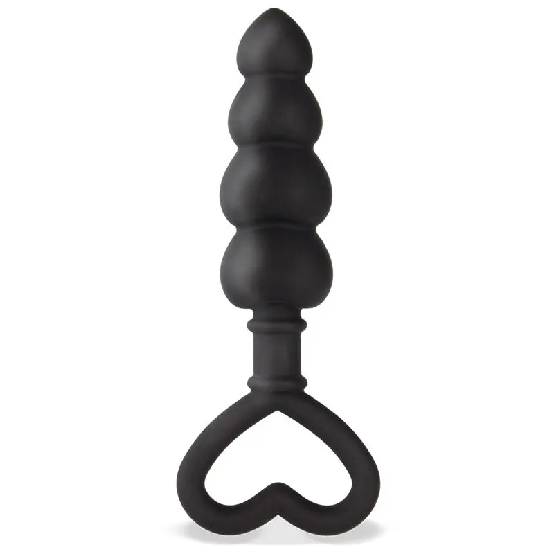 Cuore Plug Anal Silicona Negro · TARDENOCHE · Anal — Foto 4