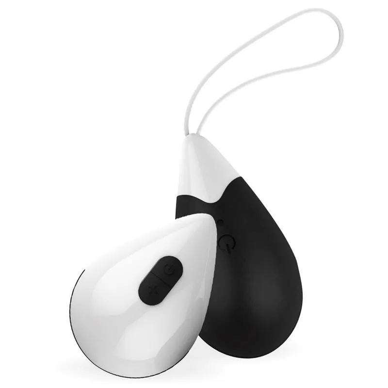 Huevo Vibrador Control Remoto USB Silicona Negro · DROPS · Huevos y Balas Vibradoras — photo 2