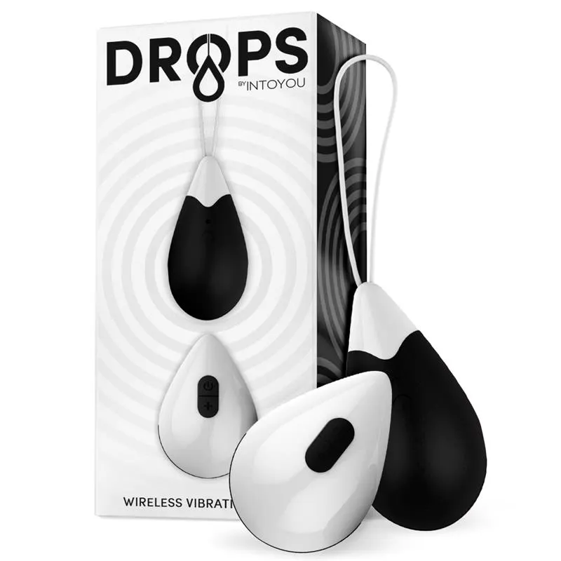 Huevo Vibrador Control Remoto USB Silicona Negro · DROPS · Huevos y Balas Vibradoras