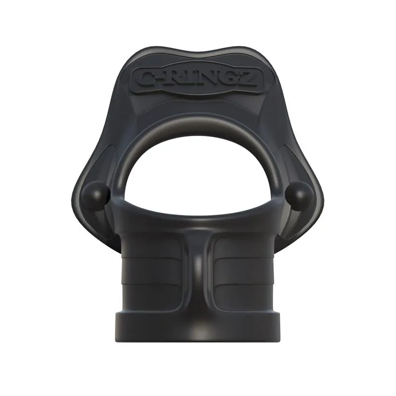 Anillo y Ball Strecher Pesados Color Negro · FANTASY C-RINGZ · Anillos para el Pene — Foto 4