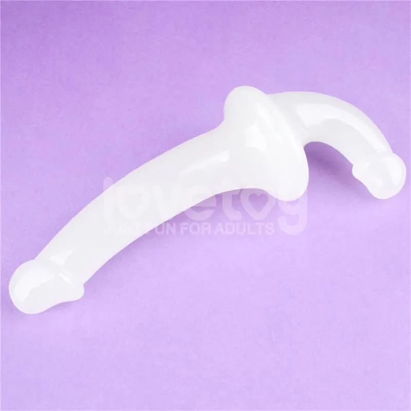 Dildo doble Lumino Play Luz Azul 10.5 · LOVETOY · Dildos — Foto 2