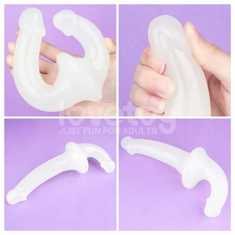 Dildo doble Lumino Play Luz Azul 10.5 · LOVETOY · Dildos — Foto 11