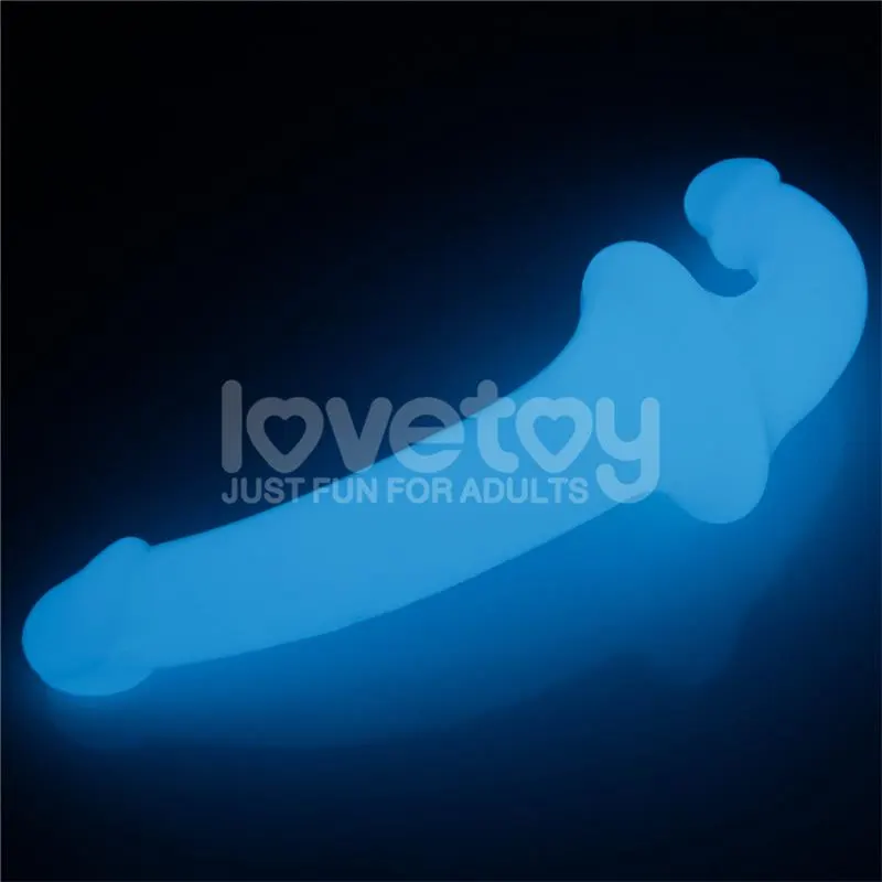 Dildo doble Lumino Play Luz Azul 10.5 · LOVETOY · Dildos — Foto 5