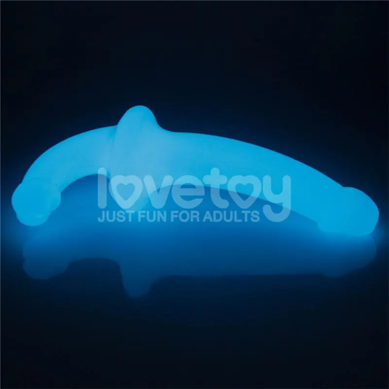 Dildo doble Lumino Play Luz Azul 10.5 · LOVETOY · Dildos — Foto 7