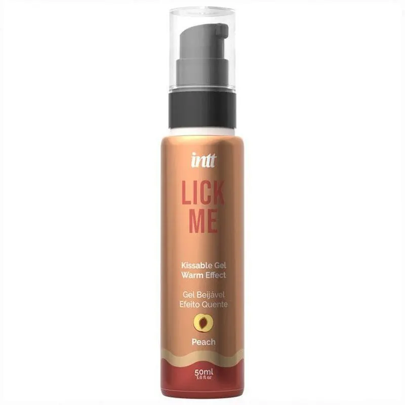 Lick Me Gel Besable Sabor Melocotón Efecto Calor 50 ml · INTT · Lubricantes