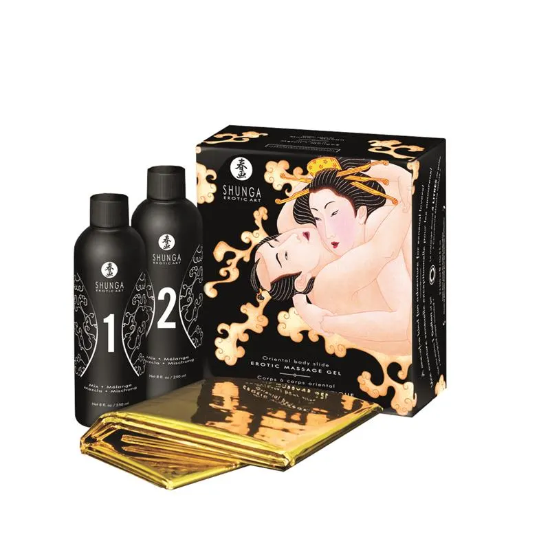 Shunga Kit de Gel de Masaje Aroma a Melón y Mango · SHUNGA · Cuidado Íntimo y Masaje