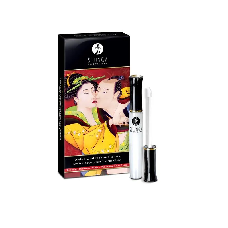 Shunga Gloss para Placer Oral Vino de Fresa · SHUNGA · Lubricantes