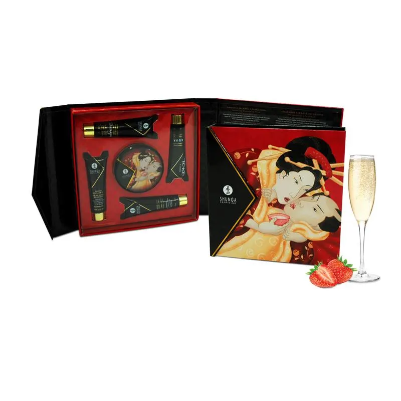 Shunga Kit Secretos de una Geisha Vino Espumoso · SHUNGA · Juegos y Complementos Divertidos — Foto 3