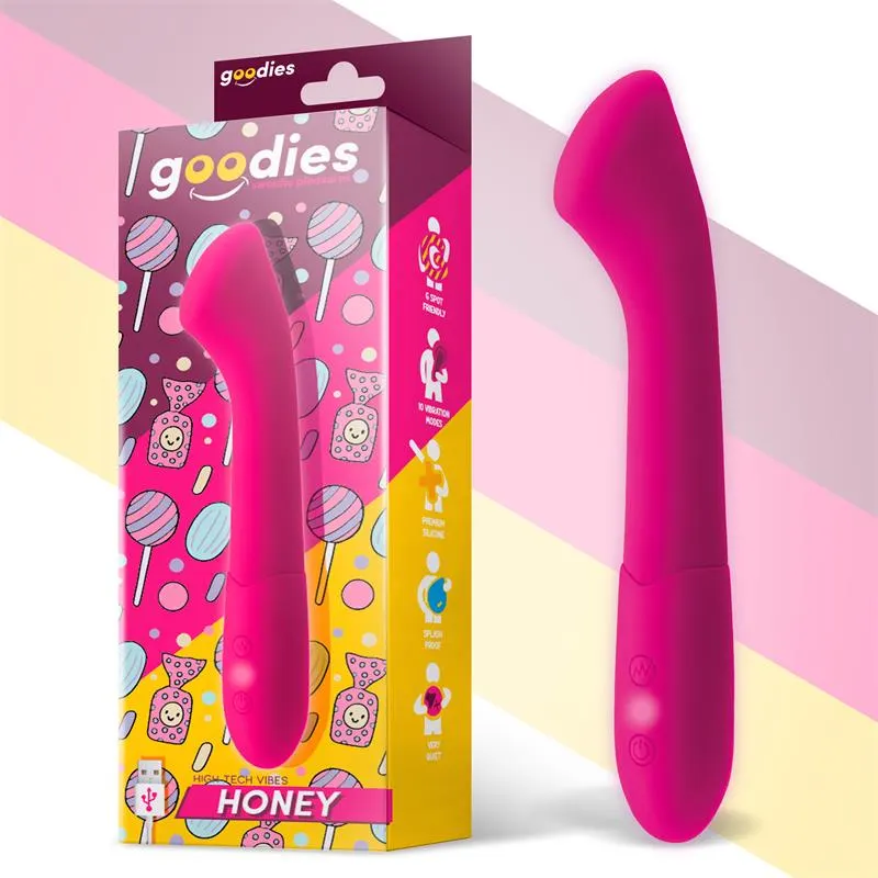 Honey Vibrador Punto G Silicona USB Fuchsia · GOODIES · Vibradores