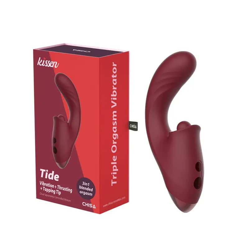 Tide Vibrador con Thrusting y Tapping · KISSEN · Vibradores — photo 5