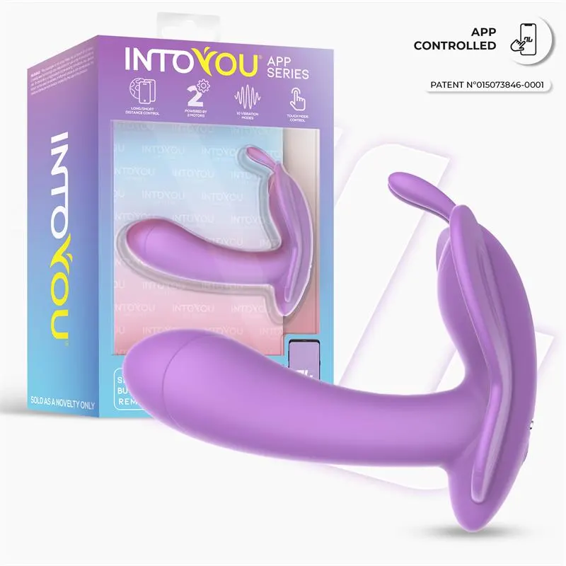 Wingy Estimulador Mariposa con APP Lavanda · INTOYOU APP SERIES · Estimuladores de Clítoris — foto 2