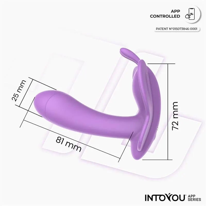 Wingy Estimulador Mariposa con APP Lavanda · INTOYOU APP SERIES · Estimuladores de Clítoris — foto 5