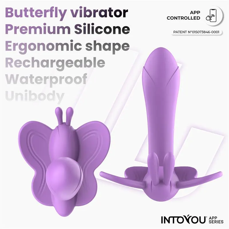 Wingy Estimulador Mariposa con APP Lavanda · INTOYOU APP SERIES · Estimuladores de Clítoris — foto 6