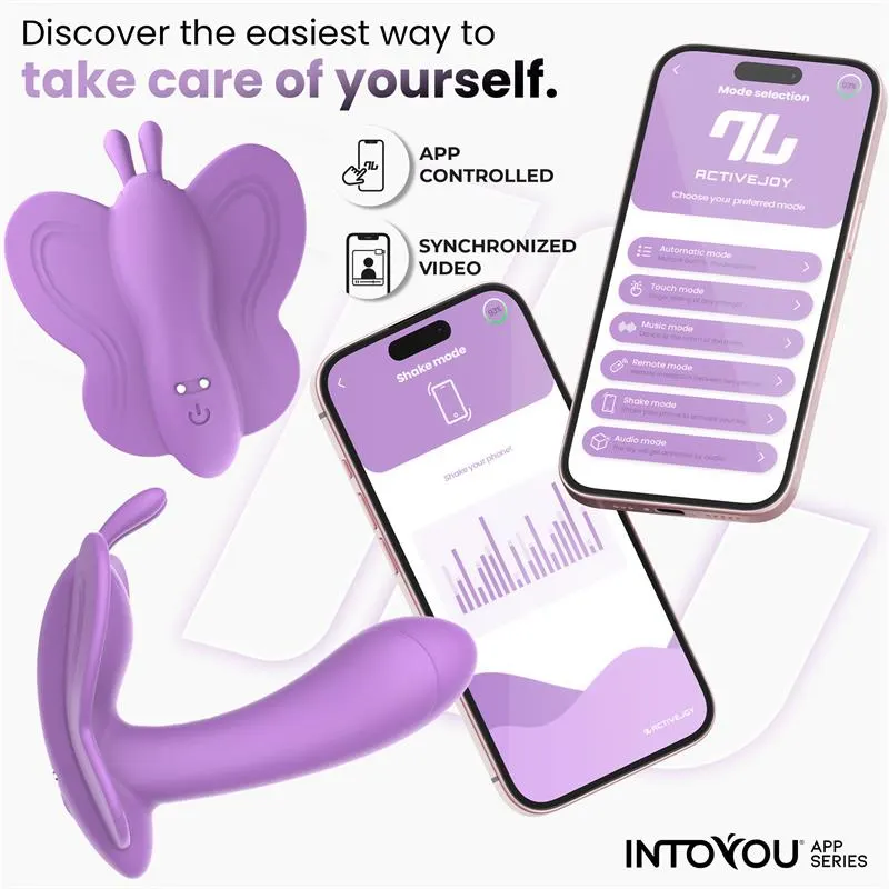 Wingy Estimulador Mariposa con APP Lavanda · INTOYOU APP SERIES · Estimuladores de Clítoris — foto 7