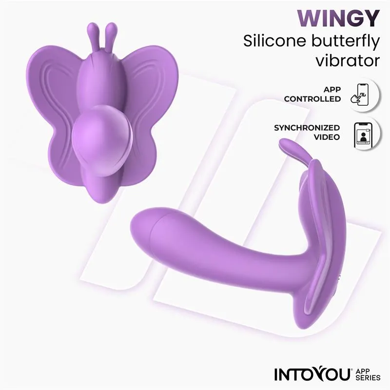 Wingy Estimulador Mariposa con APP Lavanda · INTOYOU APP SERIES · Estimuladores de Clítoris — foto 9