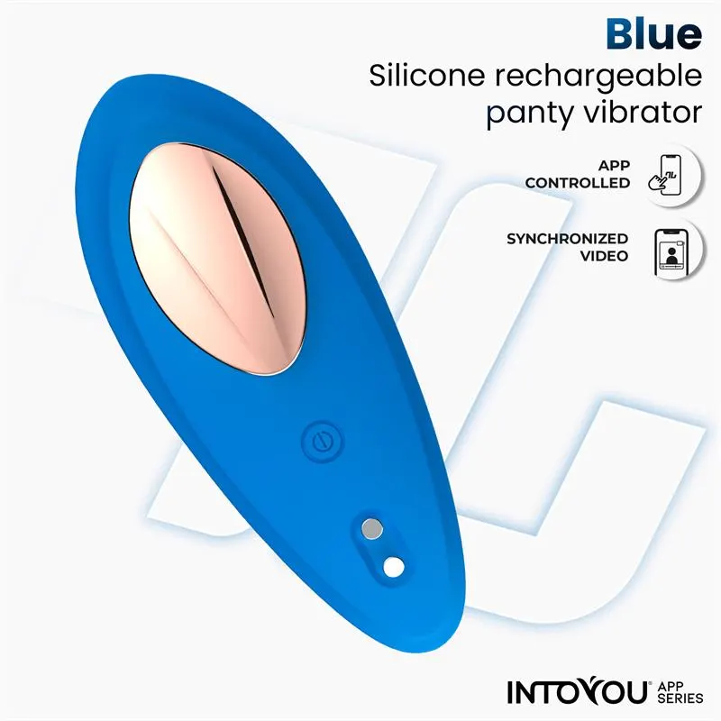 Vibrador de Braguita con APP Silicona Azul · INTOYOU APP SERIES · Estimuladores de Clítoris — Foto 3