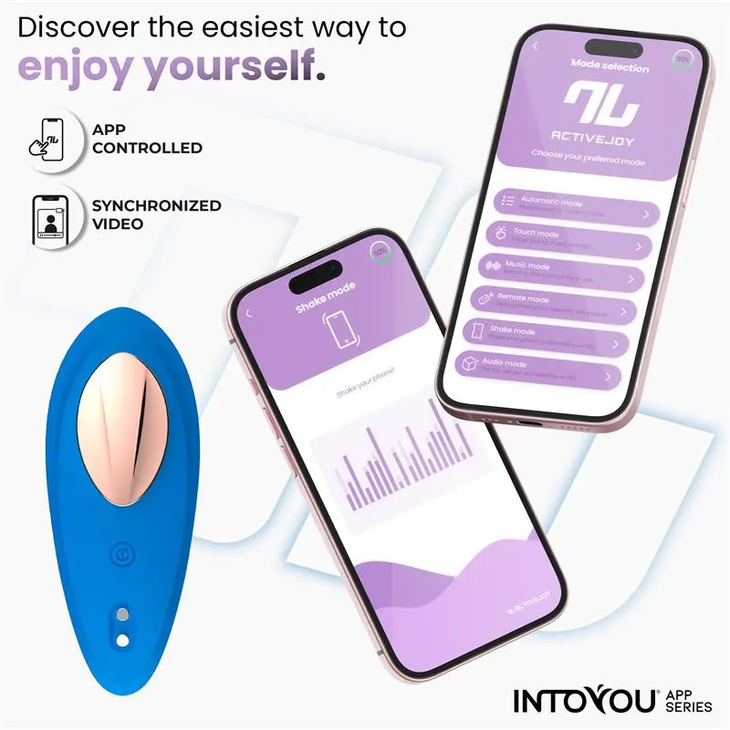 Vibrador de Braguita con APP Silicona Azul · INTOYOU APP SERIES · Estimuladores de Clítoris — Foto 6