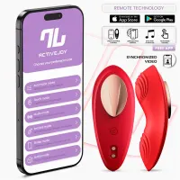 Vibrador de Braguita con APP Silicona Rojo · INTOYOU APP SERIES · Estimuladores de Clítoris