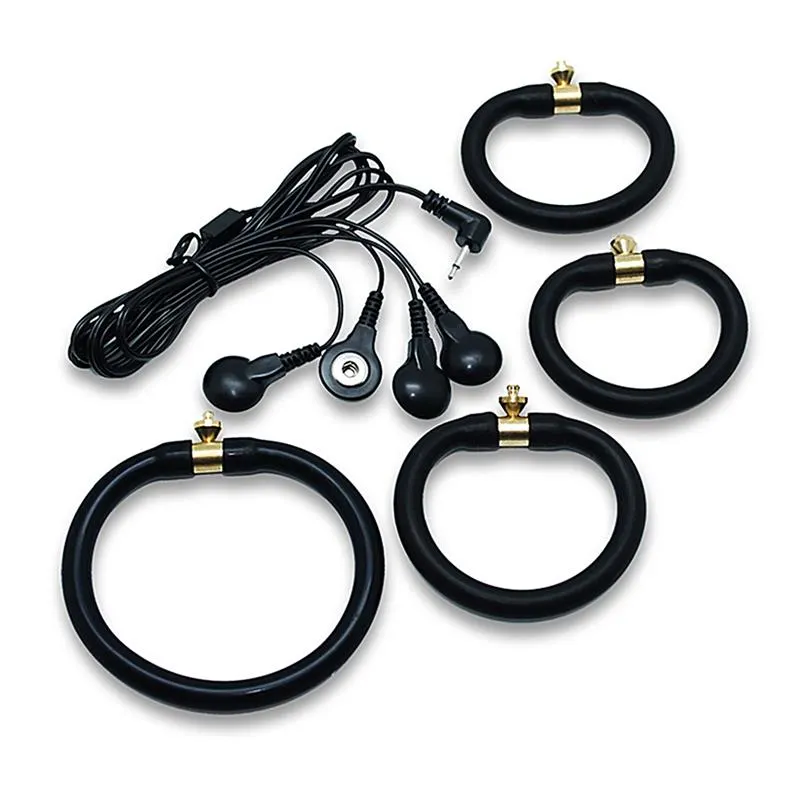 Set de 4 Anillos Unipolares para Electroestimulación · ELECTRO PLAY · ELECTRO PLAY · Electroestimulación