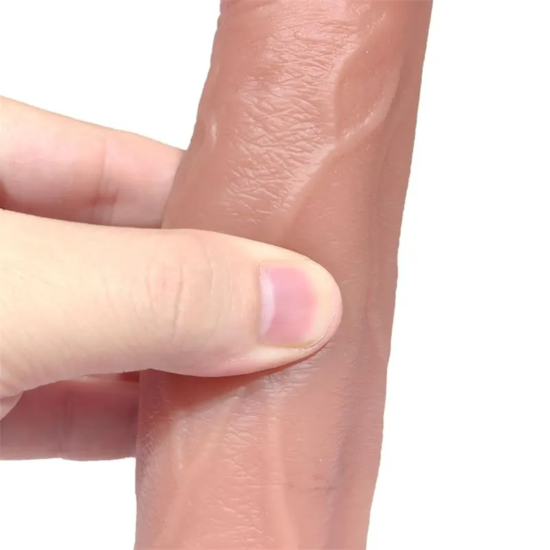Tiberio Dildo Realista Turbo Shaking con Thrusting, Rotación 360º y Control Remoto Silicona Líquida · CENTAURO · Dildos — photo 5