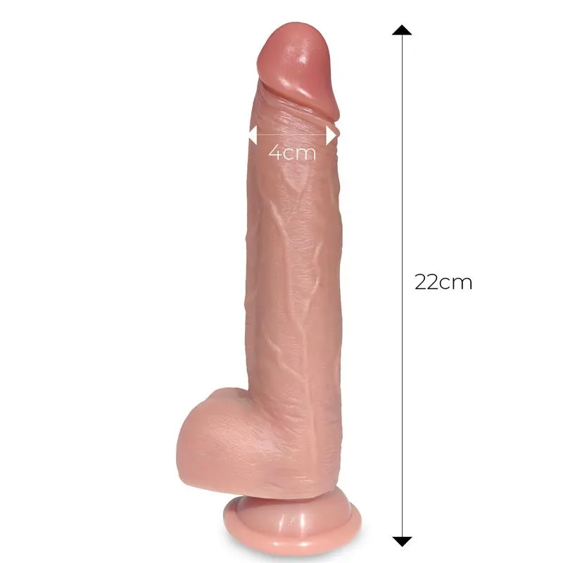 Tiberio Dildo Realista Turbo Shaking con Thrusting, Rotación 360º y Control Remoto Silicona Líquida · CENTAURO · Dildos — photo 10