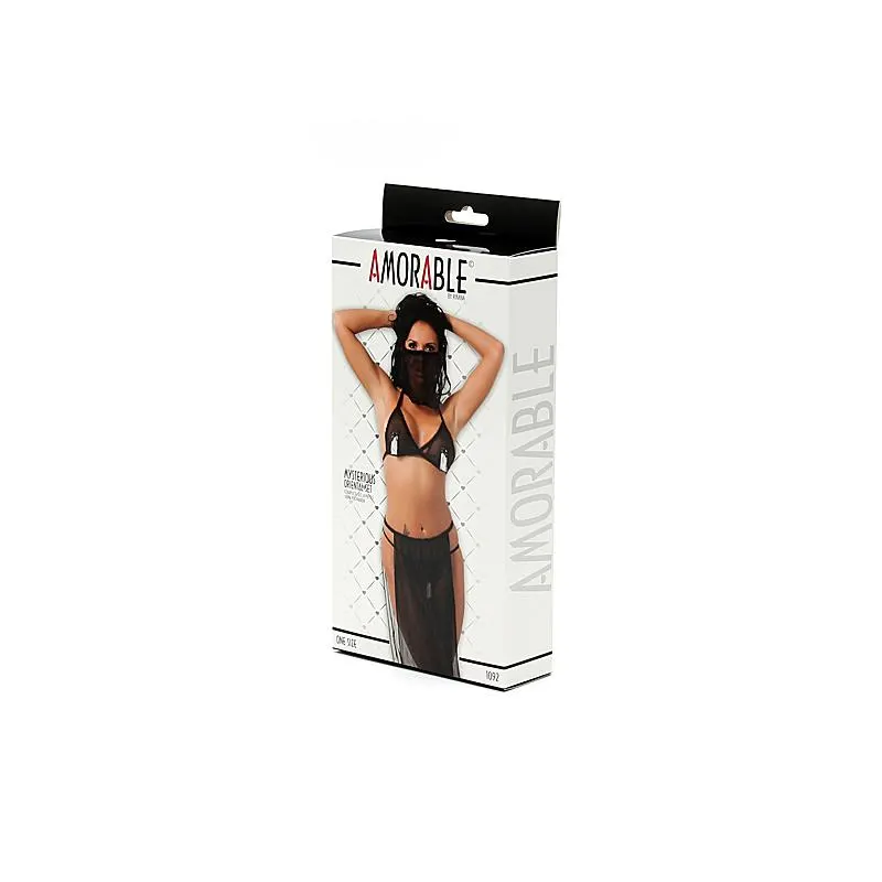 Disfraz Danza del Vientre Negro Talla Única · AMORABLE · Disfraces y Vestidos — Foto 2