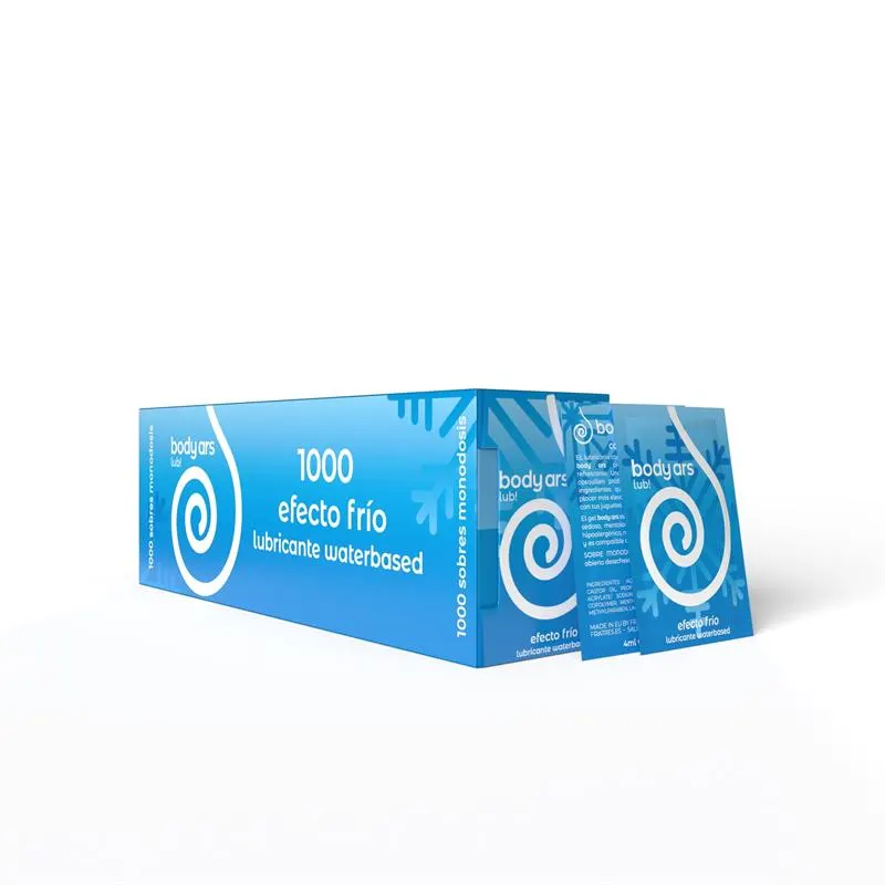 Caja 1000 Monodosis Gel Frío · BODY ARS · Lubricantes