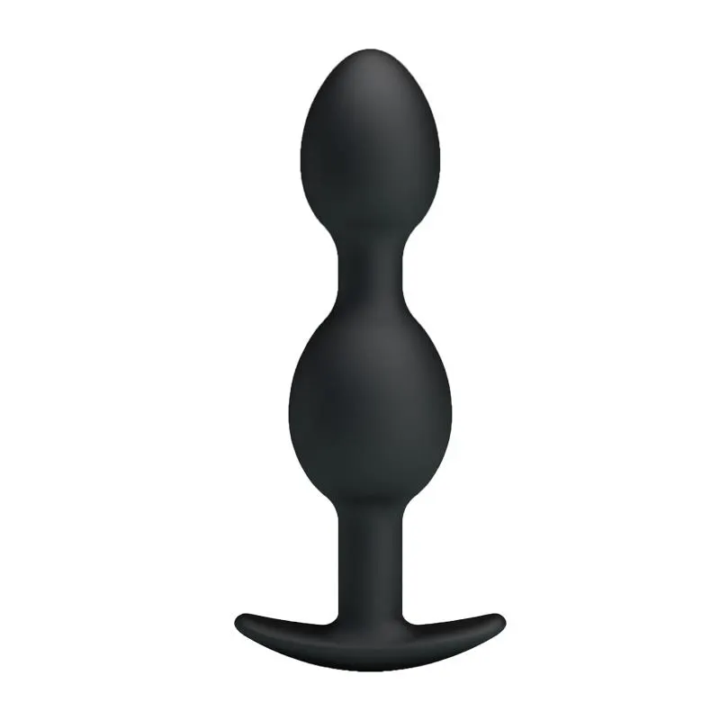 Pretty Love Plug Anal Pesado Color Negro · PRETTYLOVE · Estimuladores de Clítoris