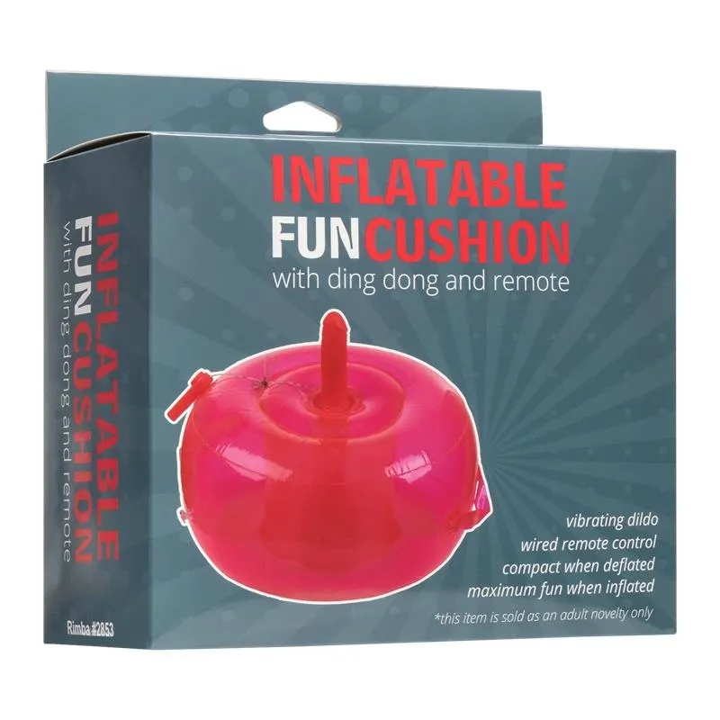Cojín Hinchable con Dildo, Vibración y Control Remoto Ding Dong · INFLATABLE FUN · Juegos y Complementos Divertidos — photo 6