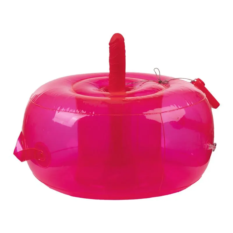Cojín Hinchable con Dildo, Vibración y Control Remoto Ding Dong · INFLATABLE FUN · Juegos y Complementos Divertidos