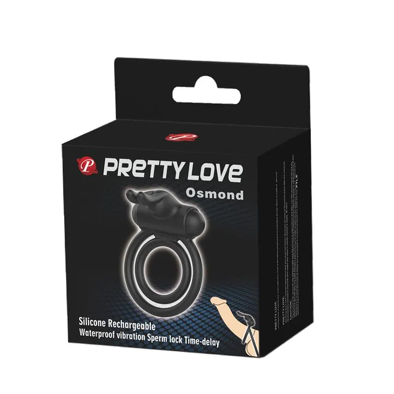 Anillo Doble para el Pene con Vibración Osmond · PRETTYLOVE · Anillos para el Pene — photo 8