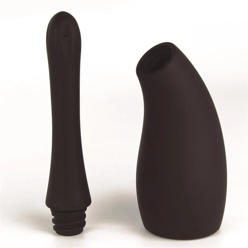 Meticulous Ducha Anal Deluxe Silicona Negro · TARDENOCHE · Cuidado Íntimo y Masaje — Foto 5