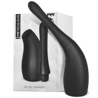 Meticulous Ducha Anal Deluxe Silicona Negro · TARDENOCHE · Cuidado Íntimo y Masaje
