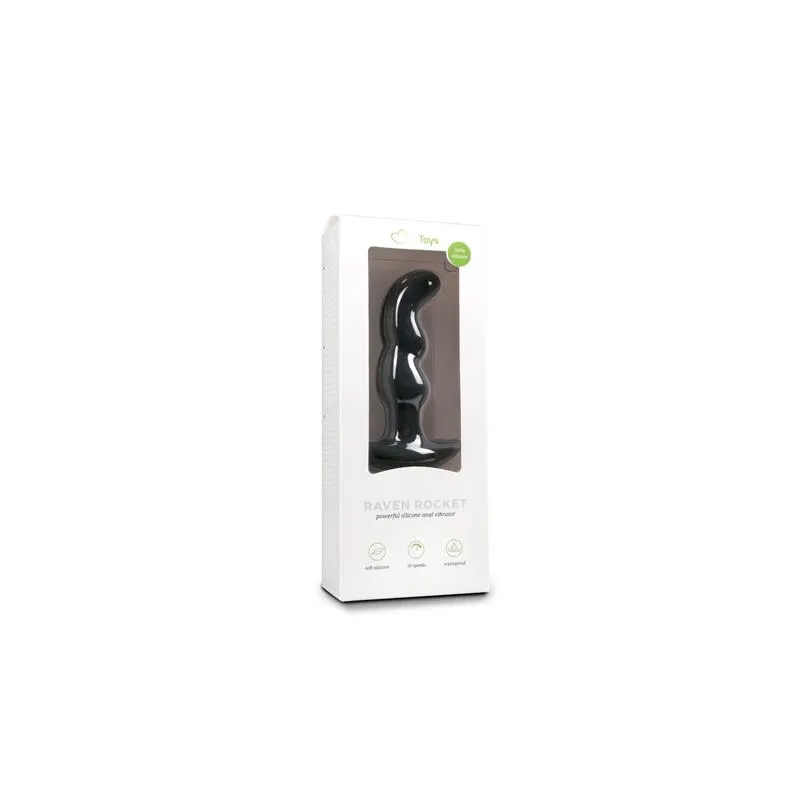 Vibrador Prostático Silicona Negro · EASYTOYS · Anal — Foto 5