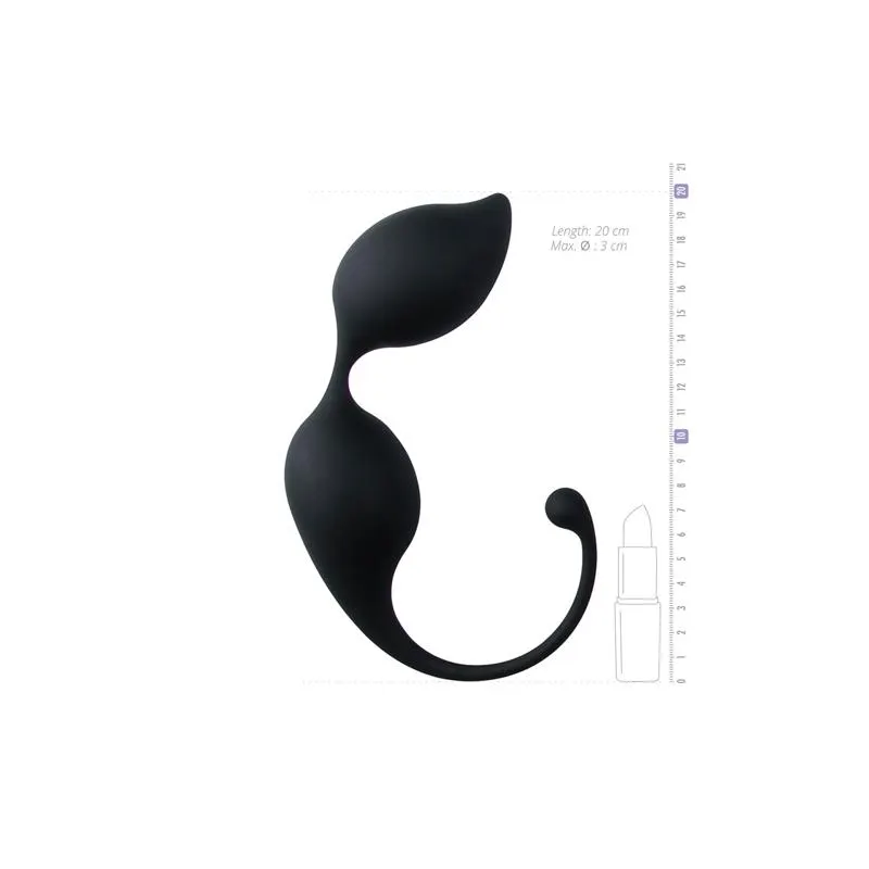 Bolas Vaginales Curvadas Silicona - Negras · EASYTOYS · Bolas Chinas y Salud Femenina — photo 3
