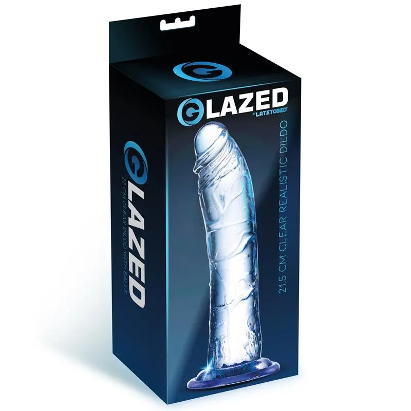 Dildo Realista Material Cristalino 21,5 cm · GLAZED · Dildos — Foto 2