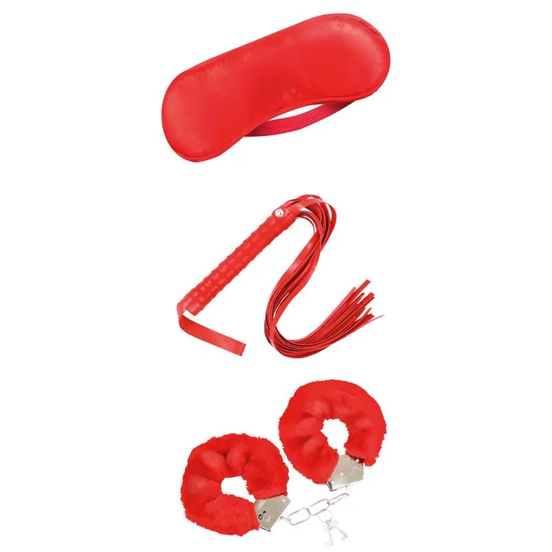 Set de Bondage para Principiantes Beginners 3 Piezas Rojo · INTOYOU BDSM LINE · Accesorios BDSM y Fetish — Foto 4