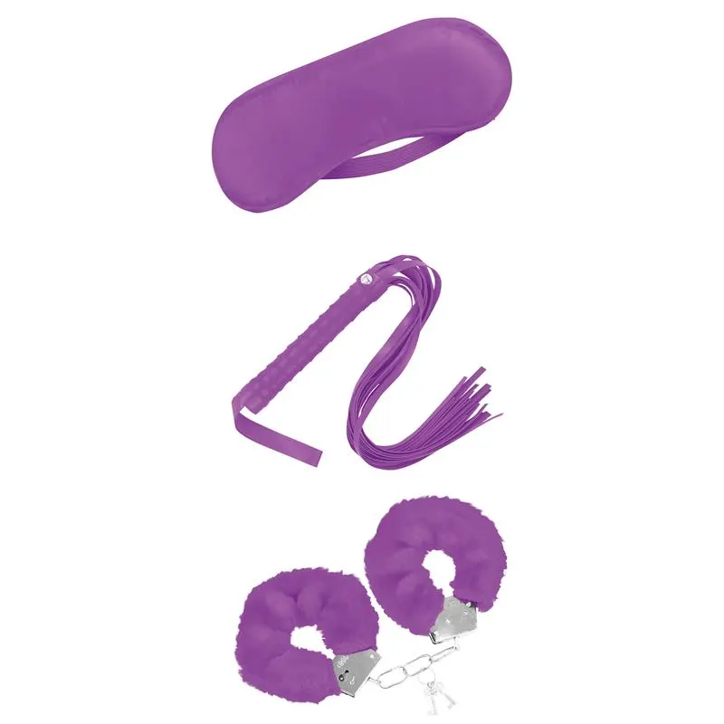 Set de Bondage para Principiantes Beginners 3 Piezas Púrpura · INTOYOU BDSM LINE · Accesorios BDSM y Fetish — Foto 4