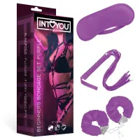 Set de Bondage para Principiantes Beginners 3 Piezas Púrpura · INTOYOU BDSM LINE · Accesorios BDSM y Fetish