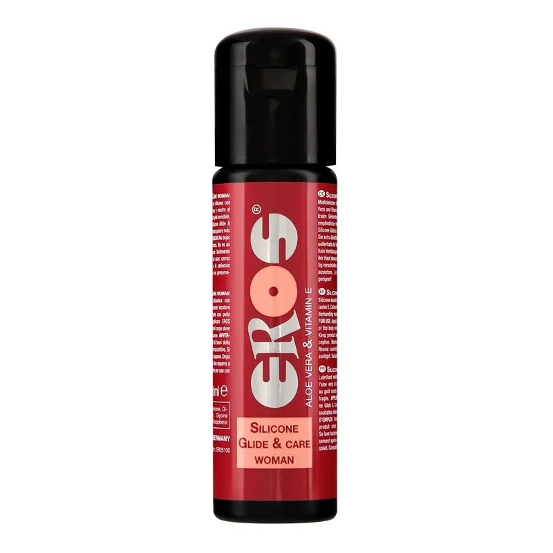 Lubricante Cuidado Silicona Glide 100 ml · EROS · Lubricantes