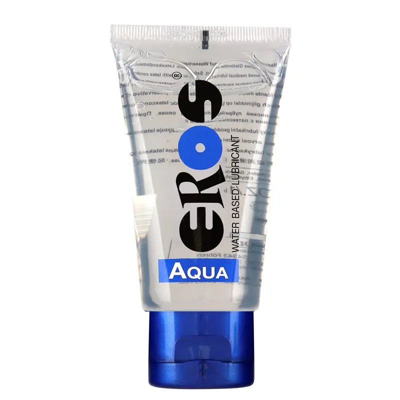 Lubricante Base Agua Aqua Tubo 50 ml · EROS · Lubricantes