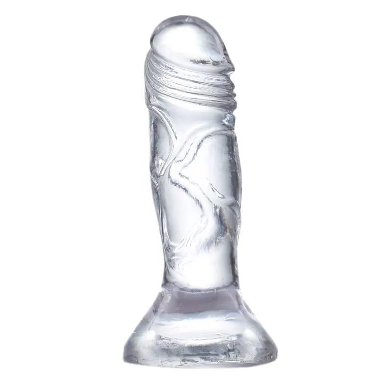 Dildo Realista Material Cristalino 12,3 cm · GLAZED · Dildos — Foto 4