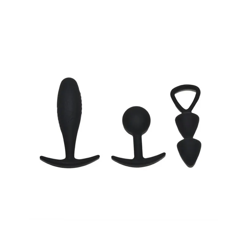 Set 3 Plugs Anales Talla M Basel · RIMBA TOYS · Anal — Foto 2