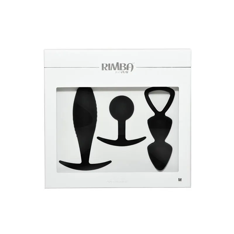 Set 3 Plugs Anales Talla M Basel · RIMBA TOYS · Anal — Foto 3