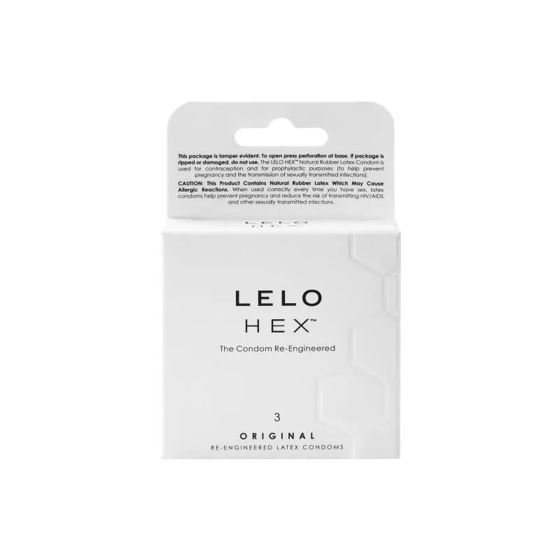 HEX ORIGINAL Preservativos 3 Pack · LELO · Lubricantes