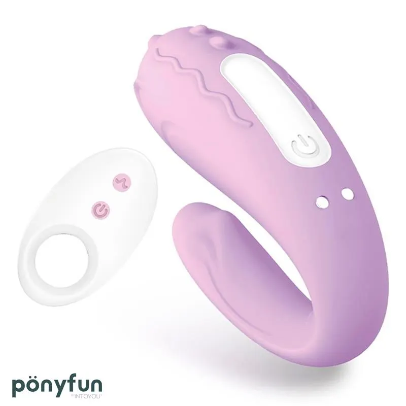 Brightmauve Vibrador para Parejas Doble Motor Control Remoto USB Silicona · INTOYOU · Estimuladores de Clítoris — Foto 3